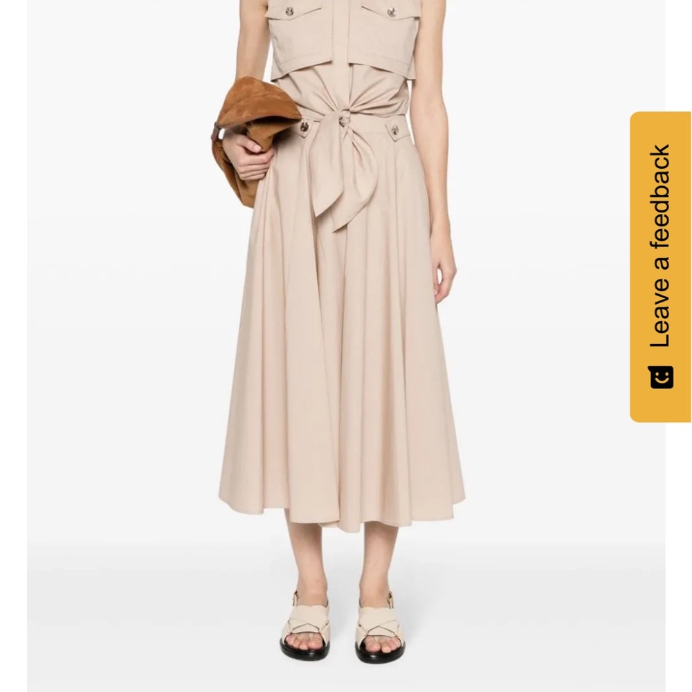 Liu Jo Elegant Beige Midi Skirt beige